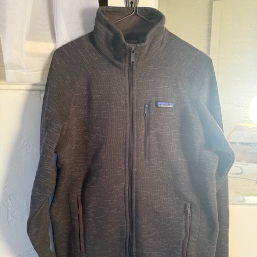 Patagonia Mens Size Small Brown Better Sweater Jacket Full Zip Fleece 25526